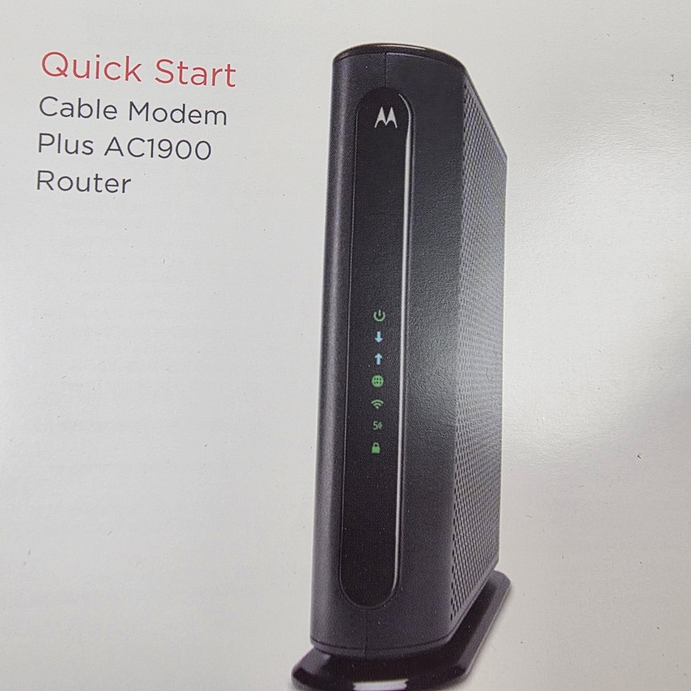 Motorola MG7550 Cable Modem Plus AC1900‎ WiFi Router REFURBISHED - Picture 2 of 3